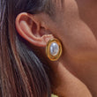 gynekia vintage pearl earrings xrysi vasi