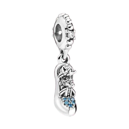 Charm Cinderella γυάλινο γοβάκι