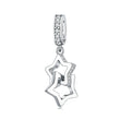 Charm Διπλά Αστέρια με Ζιρκόν – Λάμψε όπως Είσαι | Sterling Silver 925