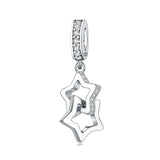 Charm Διπλά Αστέρια με Ζιρκόν – Λάμψε όπως Είσαι | Sterling Silver 925